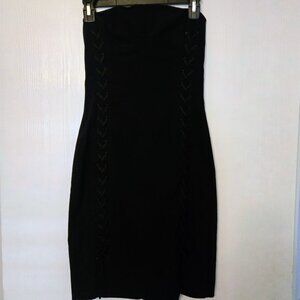 Express bodycon strapless black dress‎ Size 5/6
